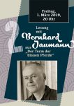 Bernhard Jaumann im Provinzbuch Programm 2019