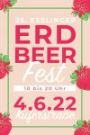 Plakat: 25. Esslinger Erdbeerfest