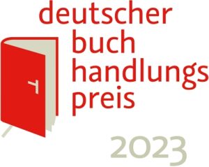 Logo: Deutscher Buchhandlungspreis 2023